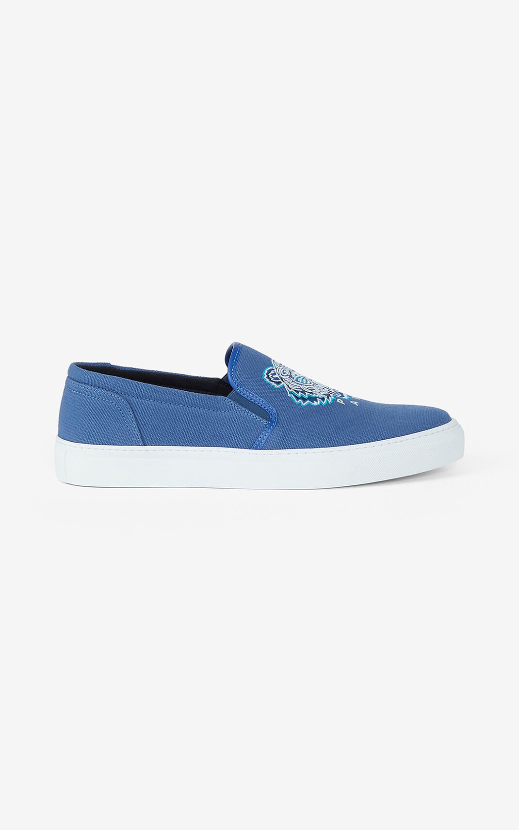 Zapatillas Kenzo K Skate Tiger lace free Hombre Azules WXE765108